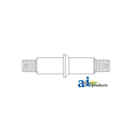 A & I Products Shaft, Lower Link Support 5" x1" x1" A-9N563